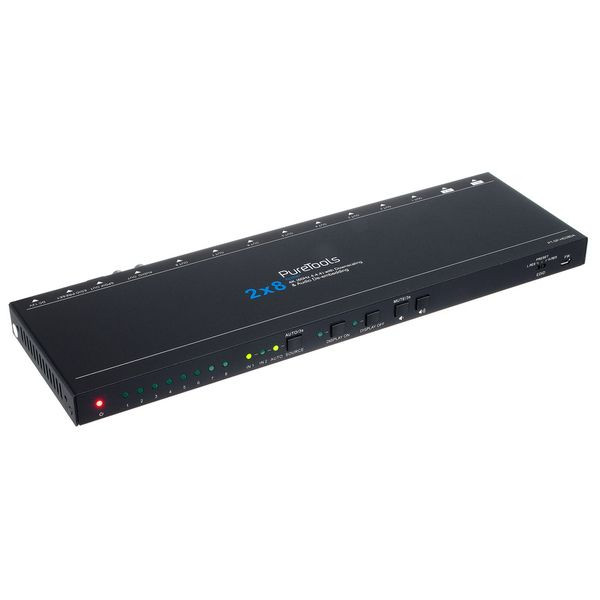 Распределитель (сплиттер) PureLink PT-SP-HD28DA 2x8 4K 18Gbps HDMI Splitter with Scaler and Audio D